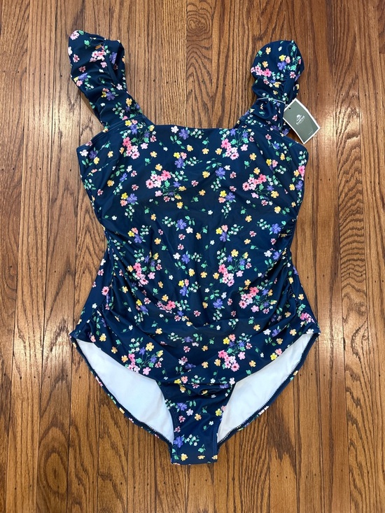Eomenie Floral Square-Neck One-Piece Swimsuit - XXL - Picture 3 of 9
